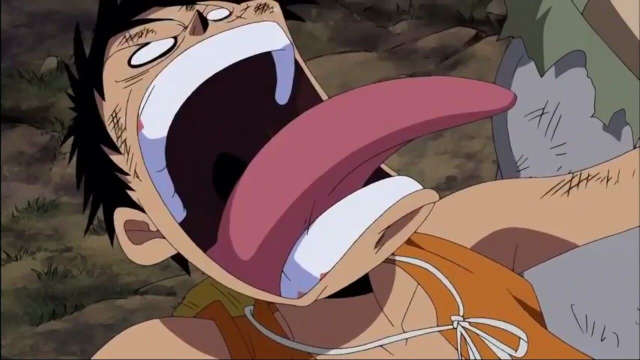 Image result for luffy screaming