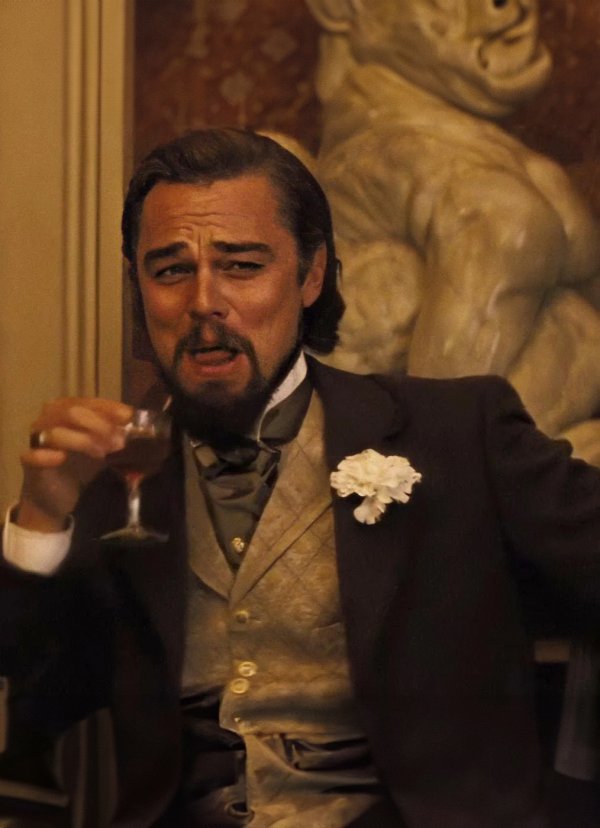 Leonardo DiCaprio Laughing Django Meme Generator