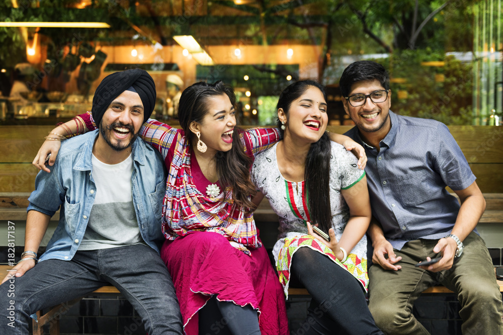 Group of Indian people Stock Photo | Adobe Stock
