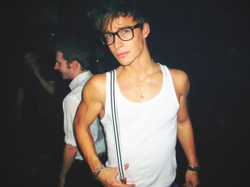 Nerd glasses | Nerd glasses, Athletic tank tops, Good looking men