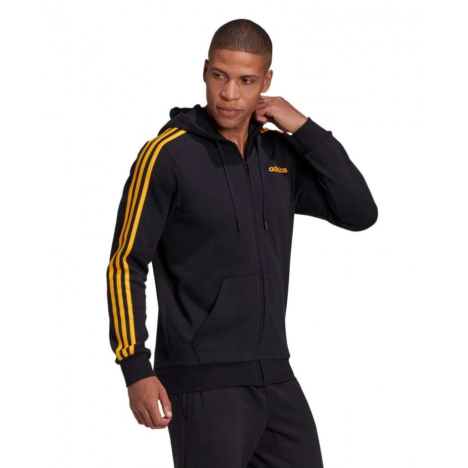 Adidas Men's Essentials 3-Stripes Fleece Zip Hoodie Macy's, 50% OFF
