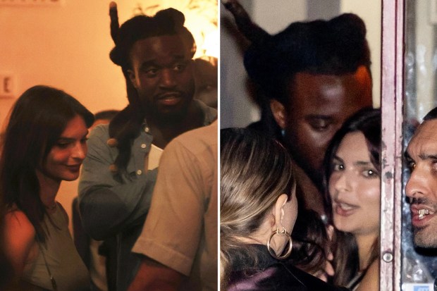 Emily Ratajkowski gets close to Shaboozey at NYC party as stars are seen  for first time together after dating rumors | The US Sun