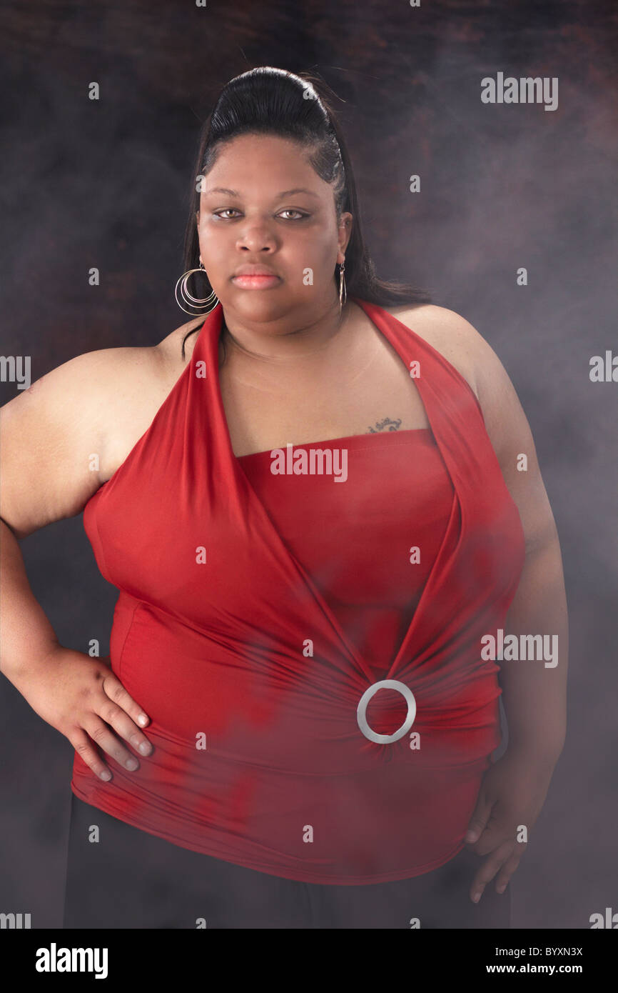 an-overweight-black-woman-BYXN3X.jpg