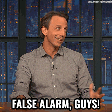 False Alarm GIFs - Get the best GIF on GIPHY