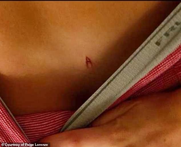 Using a sharp knife Hammer cut his first initial 'A' into her skin during a kinky sex game, which ex-lover Paige Lorenze insists got out of control. Seconds later the 6ft 5' inch screen idol - who has claimed he's '100% a cannibal' in vile Instagram messages to other women - then ‘licked the cuts' from the wound