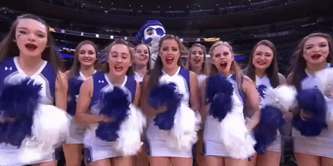 Big East Basketball Cheerleaders GIF by BIG EAST Conference - Find & Share  on GIPHY