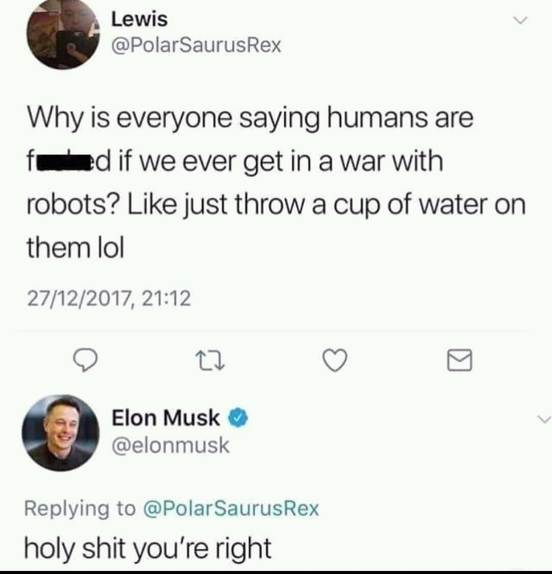 just throw water on them lol : WhitePeopleTwitter