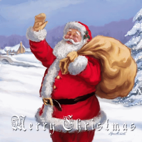 Merry Christmas Santa Claus GIF - Merry Christmas Santa Claus The ...