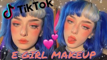 E-girl makeup