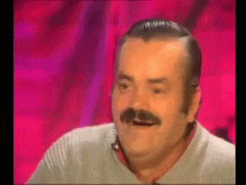 Old spanish man laughing hard (Very funny laugh) animated gif