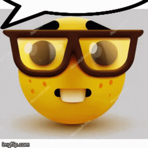 Nerd Nerd Emoji GIF - Nerd Nerd Emoji Meme - Discover & Share GIFs