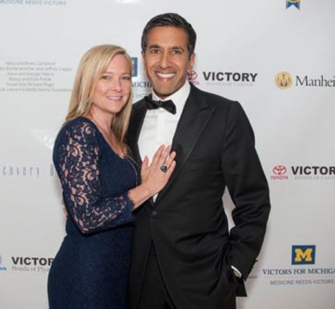 Rebecca Olson and herhusband Sanjay Gupta | Three daughters, Sanjay gupta,  Couples