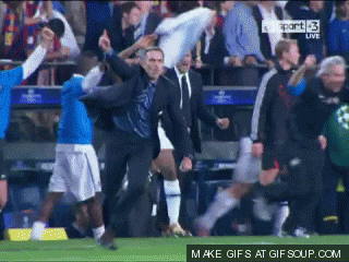 Mourinho Falls On Knees GIFs - Get the best GIF on GIPHY