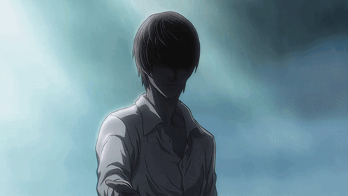 Death Note Light Yagami GIF - Death note Light yagami Give a hand ...