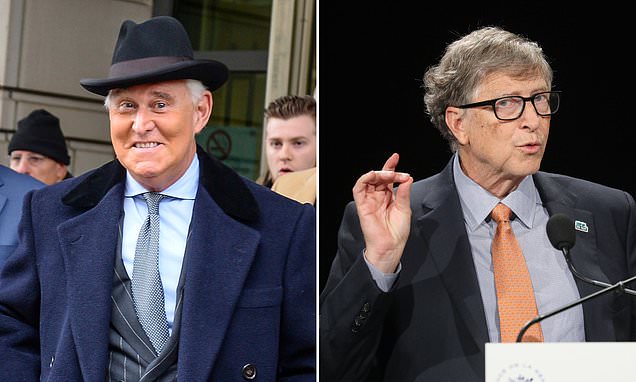 Roger Stone says the idea Bill Gates created coronavirus to microchip people 'is open for