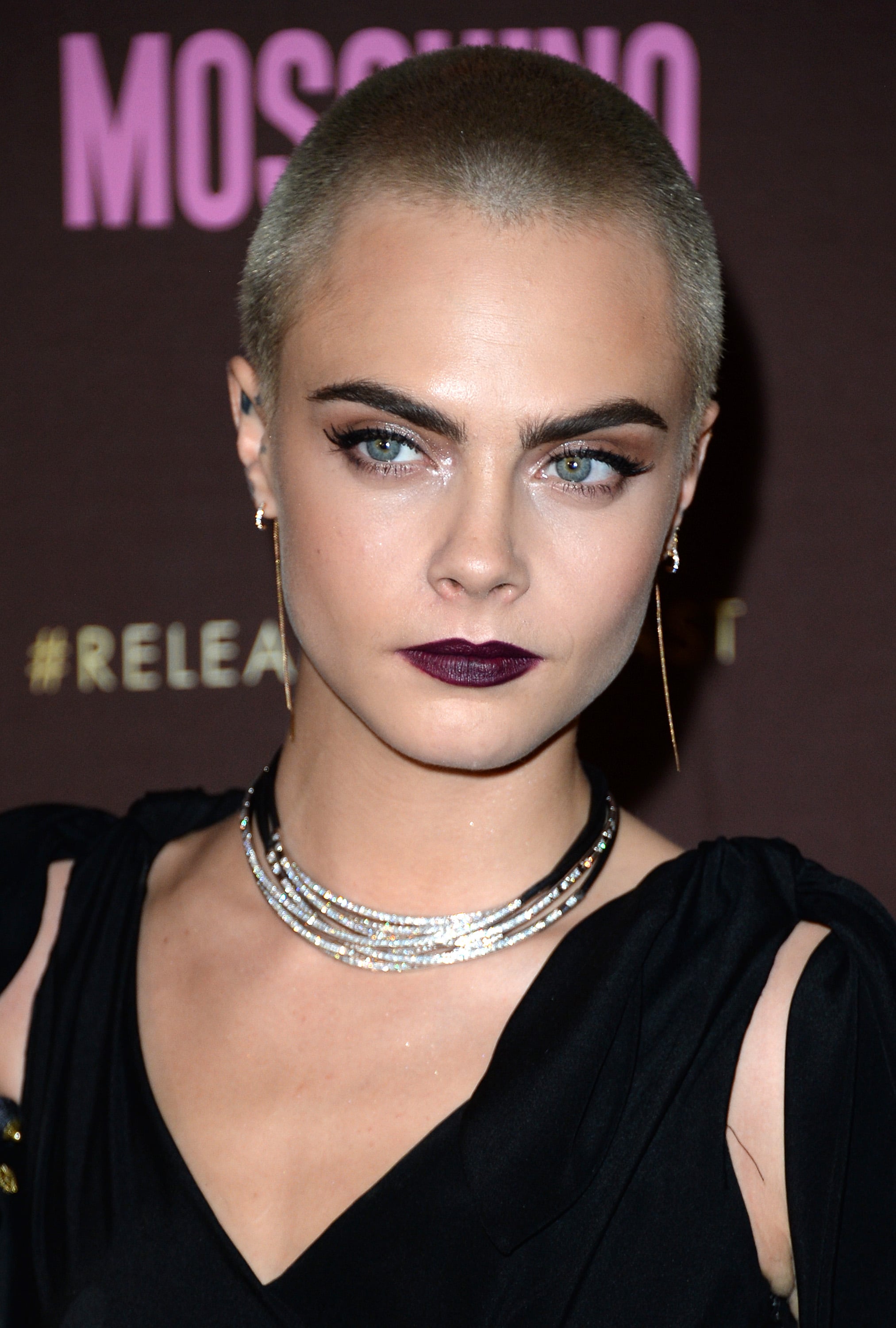 Cara Delevingne's Buzz Cut, 2017 | Cara Delevingne Looks Good in Any  Hairstyle She Tries, and Here's the Proof | POPSUGAR Beauty Photo 20