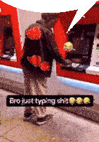 Bro Just Typing Shit Atm Sticker - Bro just typing shit Atm Speechbubble -  Discover & Share GIFs