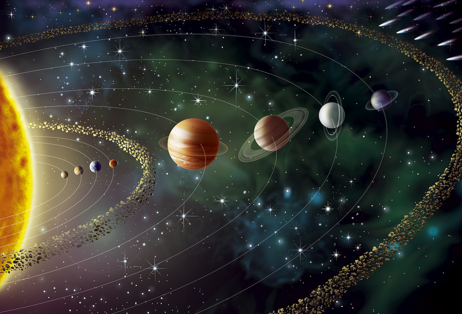 Modest Chaos in the Early Solar System