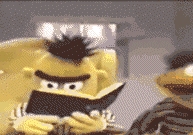 Bert Finally Realizes How to Kill Ernie - Señor GIF - Pronounced ...