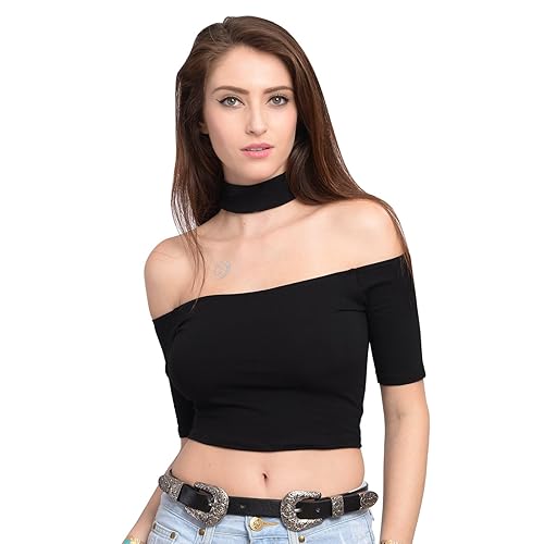 Image result for chokers and crop tops