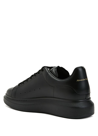 Alexander McQueen Oversize Black Mens Leather Sneakers - 3