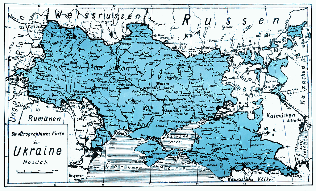 Ethnographic Map of Ukraine - Public domain map - PICRYL - Public Domain  Media Search Engine Public Domain Search