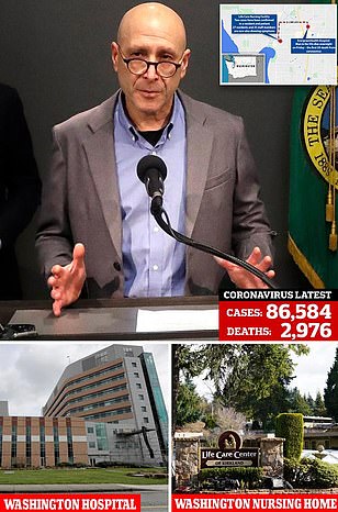 Fears for 50 at nursing facility amid first US coronavirus death as Trump says not to
