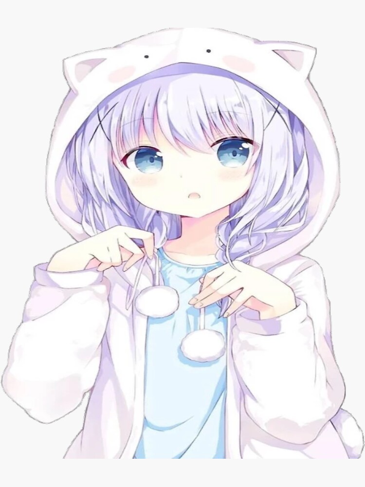 Cute anime loli girl Sticker
