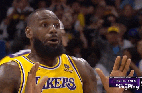Lebron James GIF - Lebron James Scared - Discover & Share GIFs