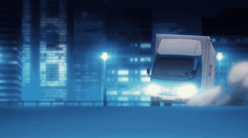 Truck Anime Truck GIF - Truck Anime Truck Truck Kun - Discover & Share GIFs