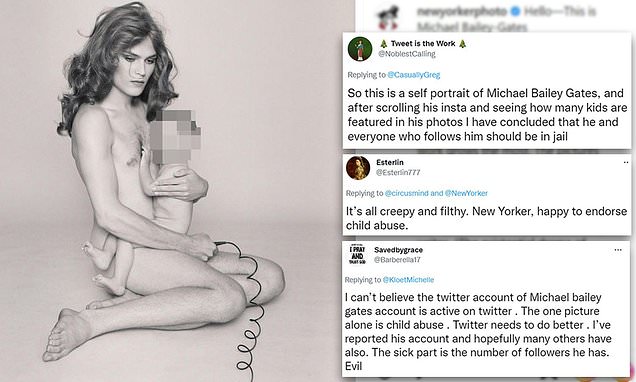 New Yorker magazine is slammed over resurfaced image of of nude photographer holding naked
