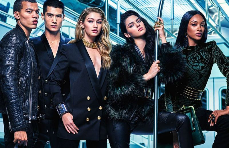 Balmain x hm campaign fy1
