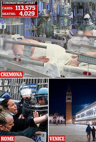 Italy's death toll leaps by 97 in one day to 463