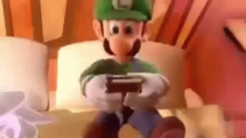 Death Luigi GIF - Death Luigi Book Death - Discover & Share GIFs