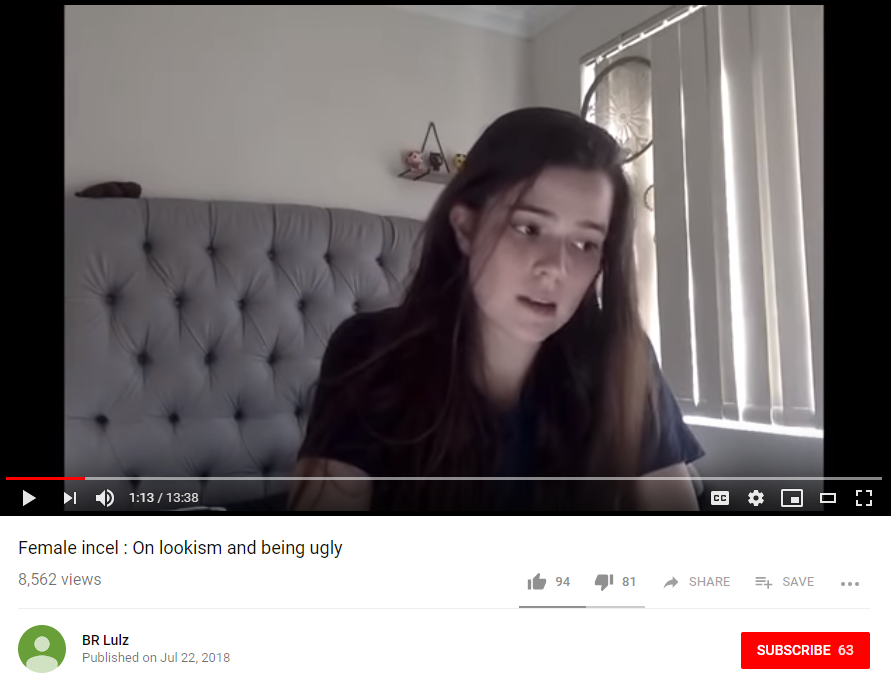 r/IncelsWithoutHate - Femcel=volcel