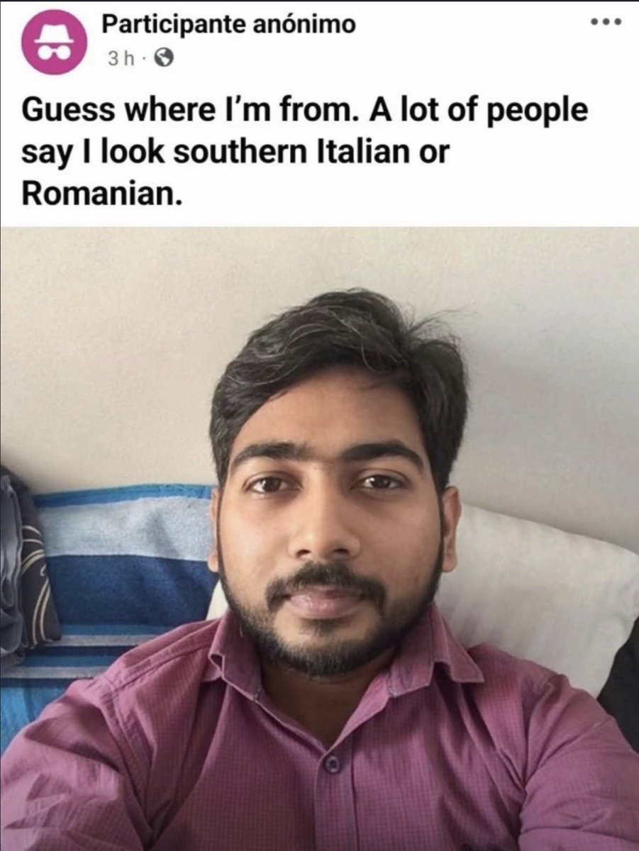 Man's Ethnicity Guess Post Sparks Endless Online Roasts
