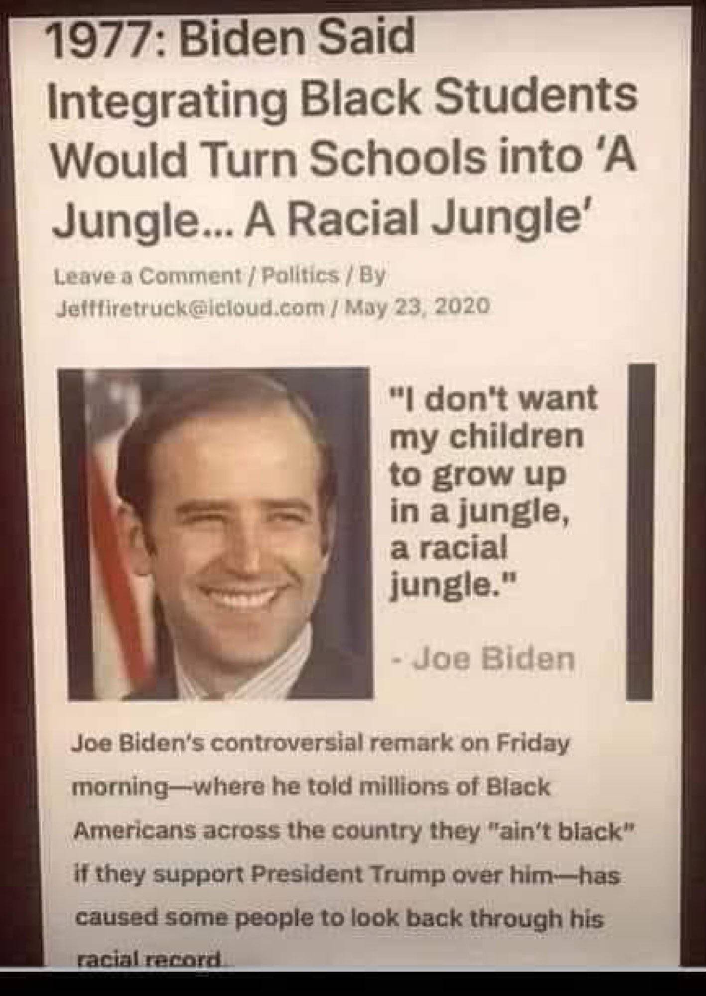 A racial jungle... : conservatives