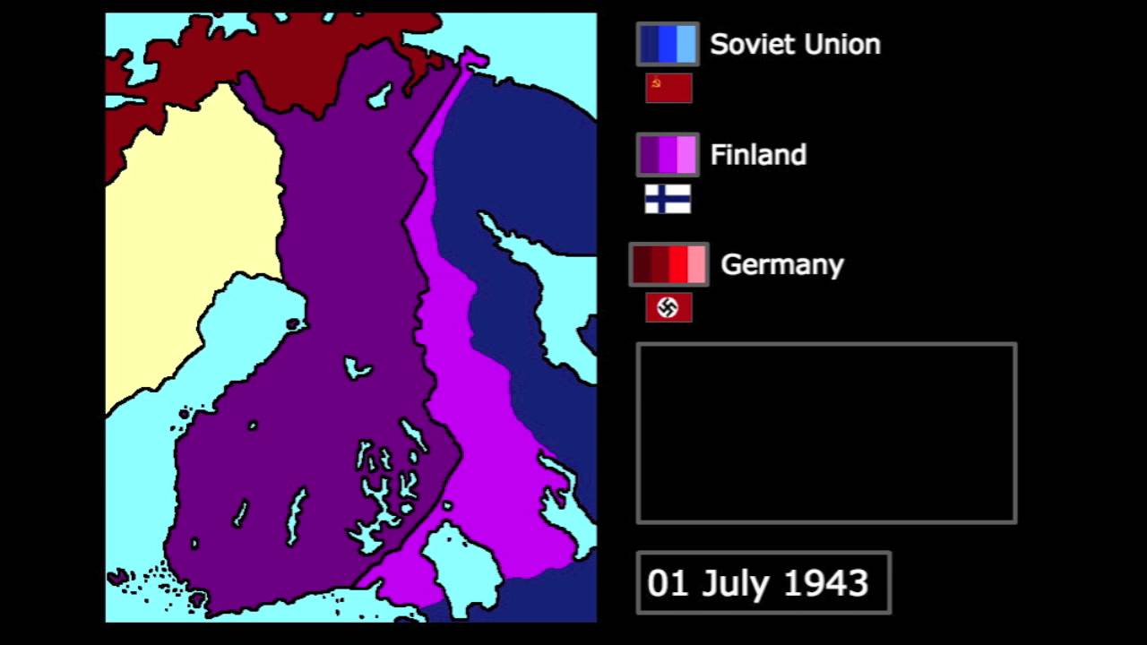 [Wars] The Continuation War (1941-1944): Every Month - YouTube