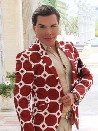 Alves (pictured) has had 59 body modification procedures in order to achieve his dream look. Picture: Rodrigo Alves/Instagram