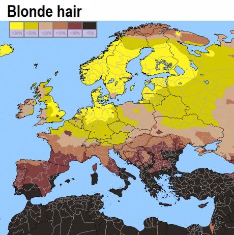 Sibilare on X: “Blonde hair in Europe” #dataviz #map #data  http://t.co/MKSXhXcBqh / X