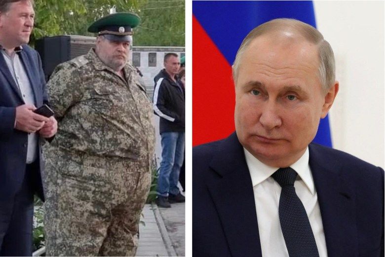 Picture of ‘fat Russian general’ in Putin’s army prompts speculation