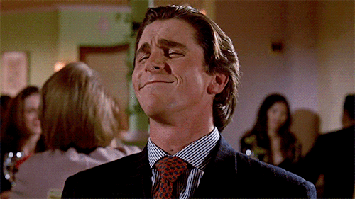 Patrick Bateman Mirror Gif