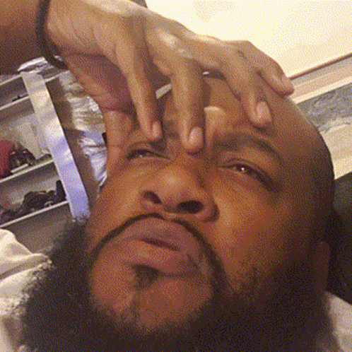 Black Man Pondering About Devious Question Wtf GIF