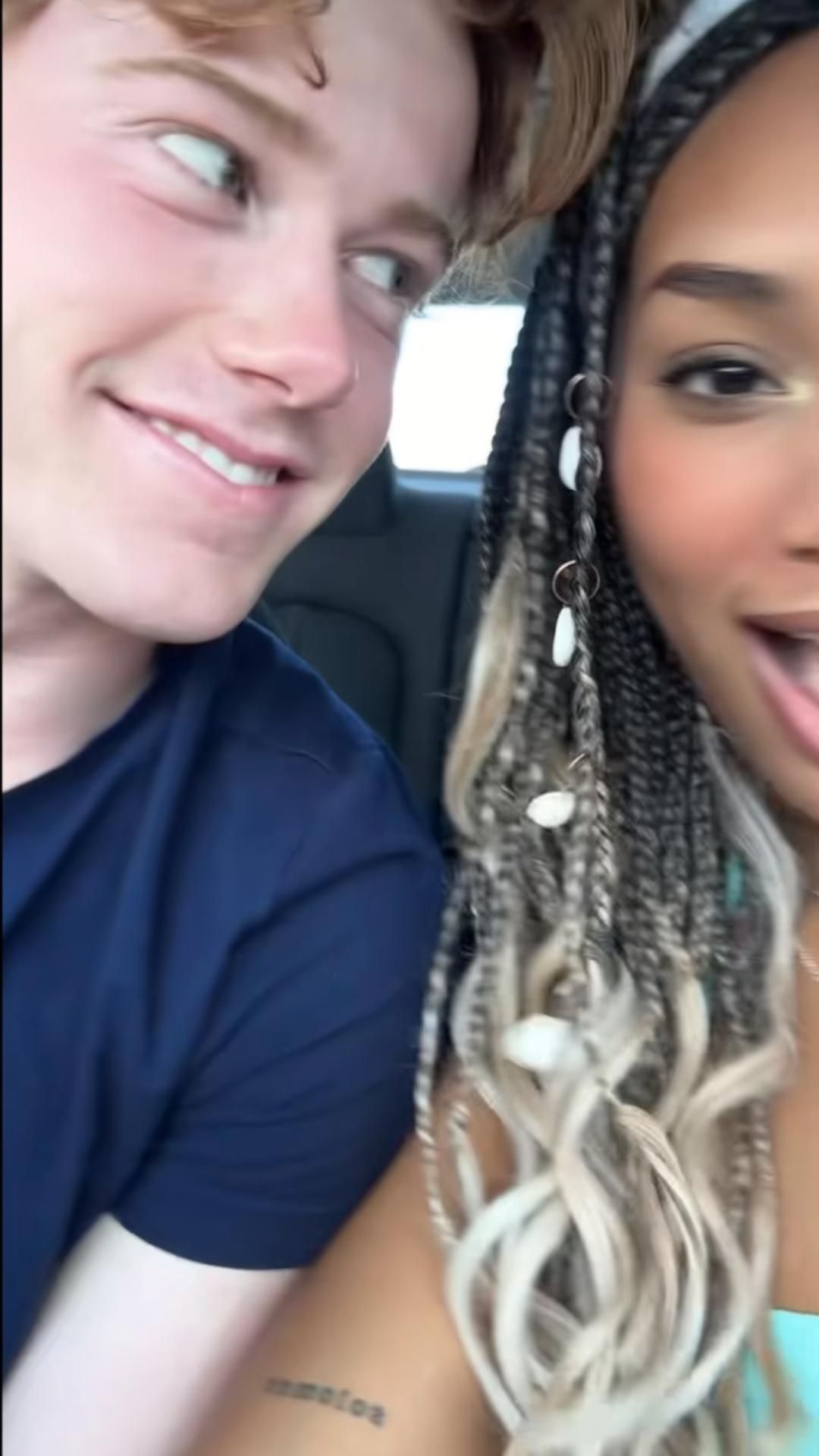 Black girl + white boy