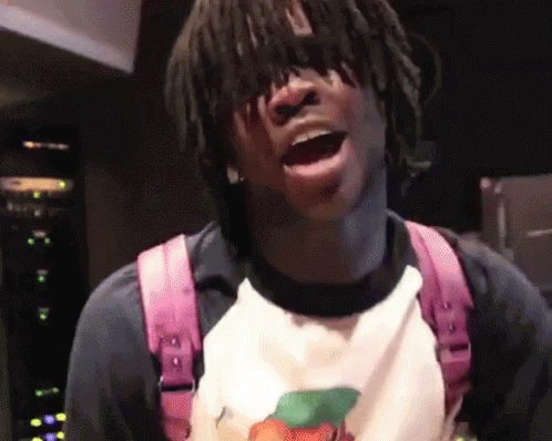 Chief Keef GIF - Chief Keef Hair Flip Backpack - Discover & Share GIFs