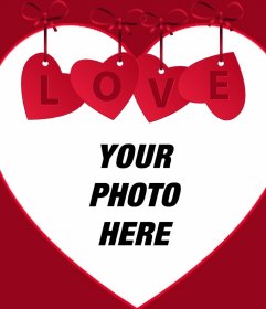 Animated photomontage to put a heart beating in your photo