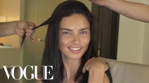 Adriana Lima Gets Ready for the Tom Ford Show | Vogue - YouTube