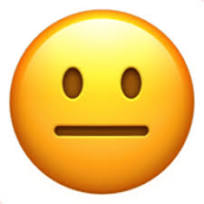 Neutral Face Emoji (U+1F610)