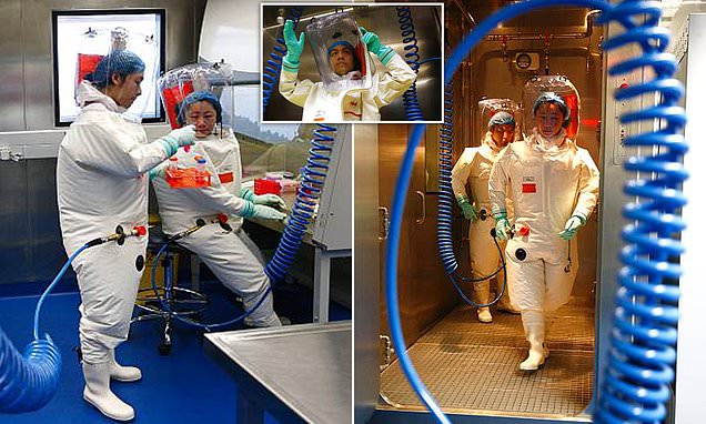 Rare pictures show scientists studying extremely dangerous pathogens in Wuhan virus lab