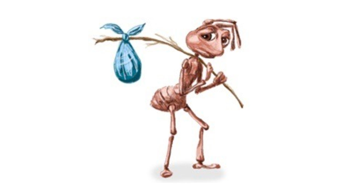 Sad Ant With Bindle / Homeless Ant / How It Feels To Ant | Know Your Meme